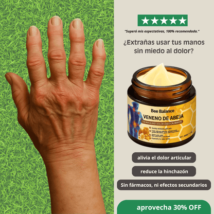 Crema de Alivio Articular con Veneno de Abeja 60grs.