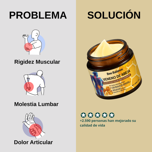 Crema de Alivio Articular con Veneno de Abeja 60grs.