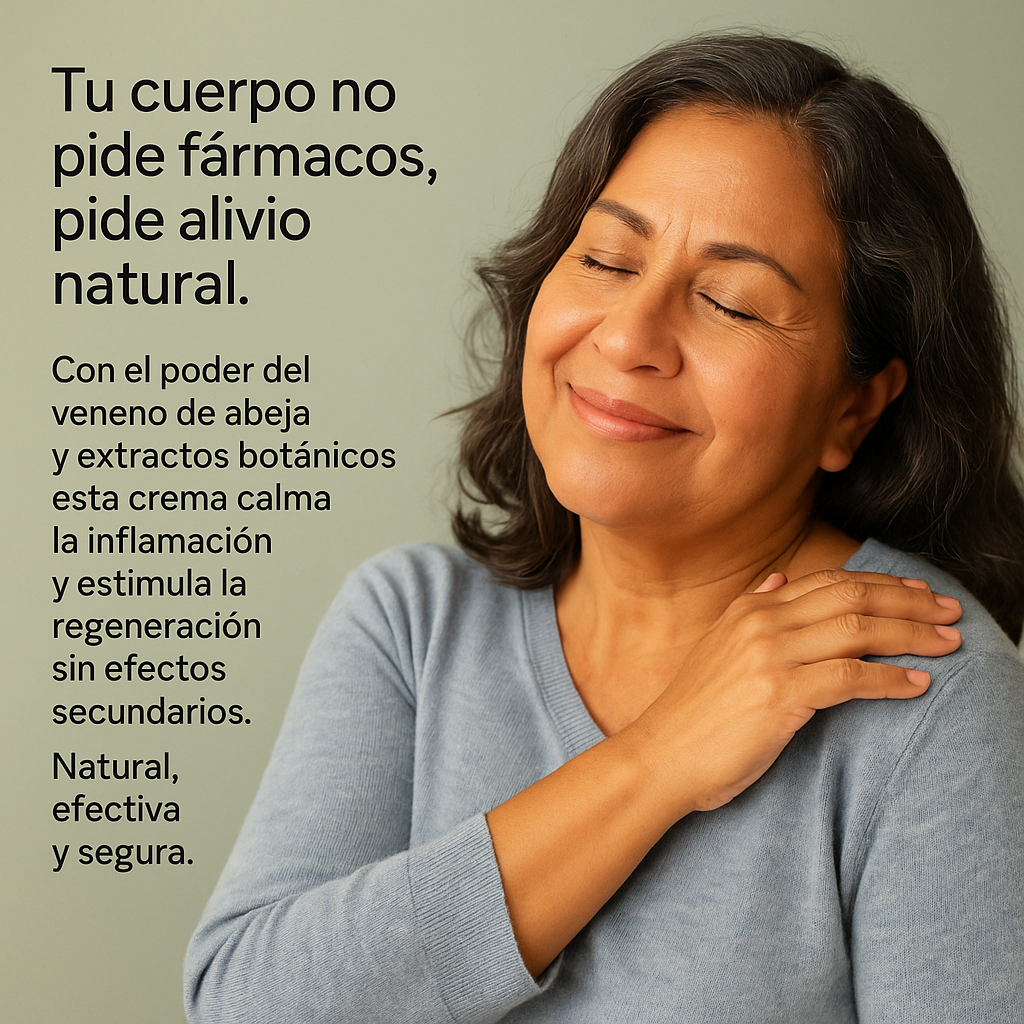 Crema de Alivio Articular con Veneno de Abeja 60grs.