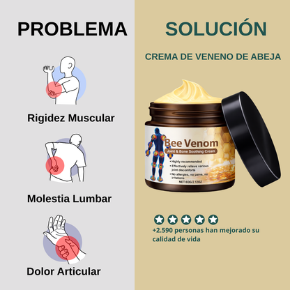 Crema de Alivio Articular con Veneno de Abeja 60grs.