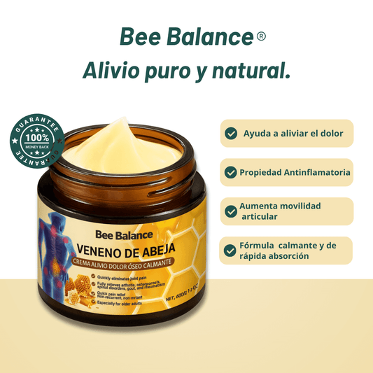 Bee Balance Crema de Alivio Articular con Veneno de Abeja 60grs.