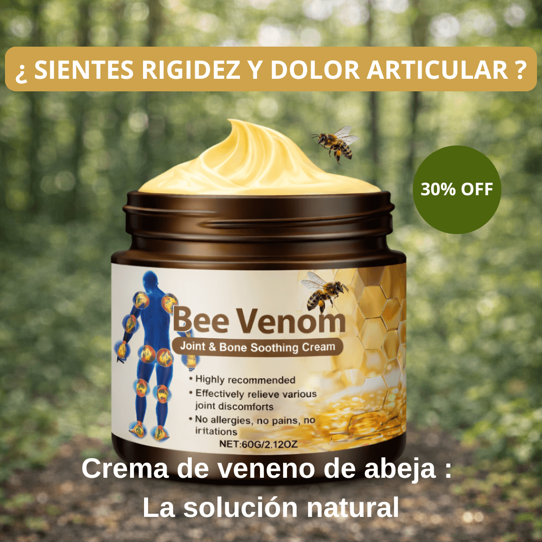 Crema de Alivio Articular con Veneno de Abeja 60grs.